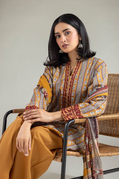 Embroidered | Lawn | Lawn 3-Piece Set | AED 75.00