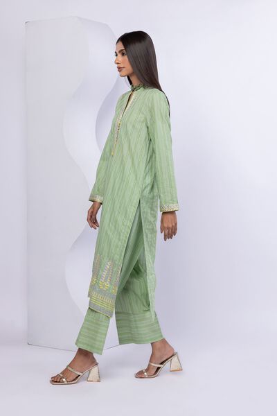 Dyed | Lurex Stripes | Pants | AED 72.00