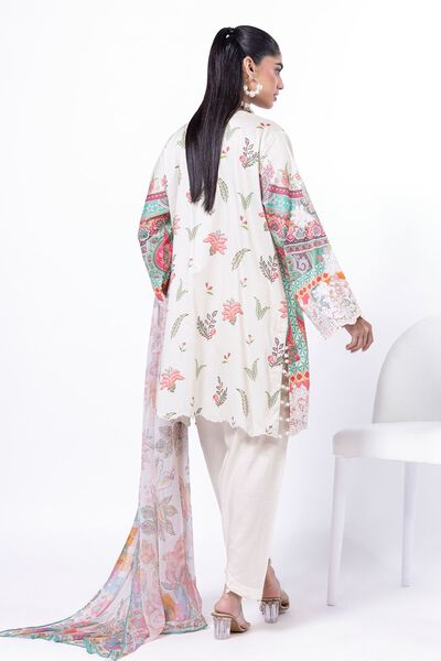 Embroidered | Cotton Satin | Fabrics 3 Piece | AED 220.00