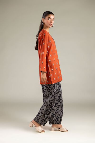 Printed | Cambric | Floral Farshi Shalwar | AED 80.00