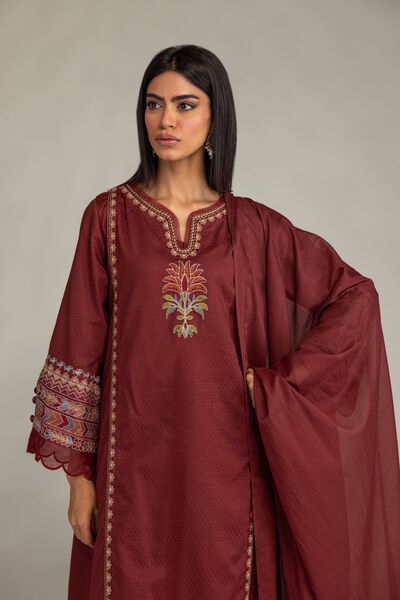 Embroidered | Lawn | Solid Lawn Dupatta | AED 130.00