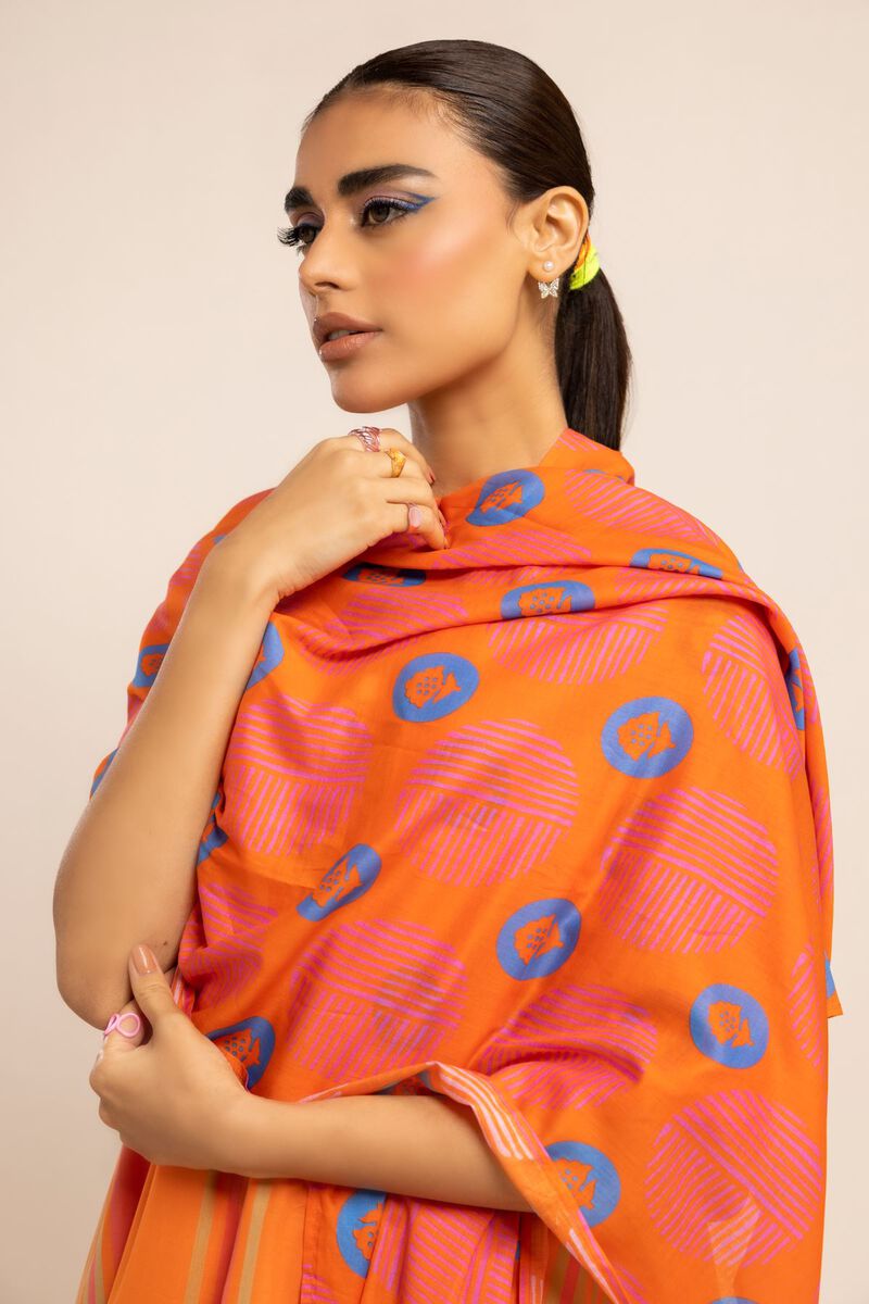 Printed | Lawn | Stole | null