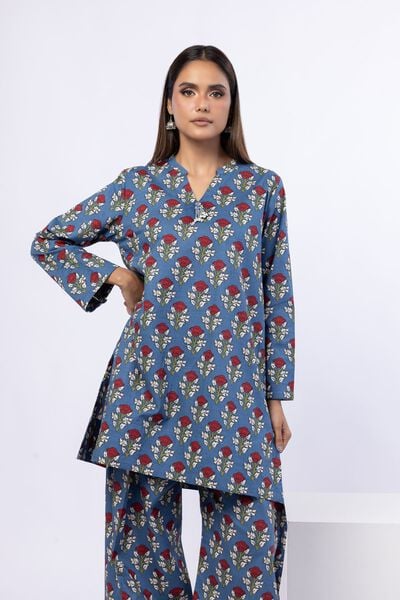 Printed | Crosshatch Poplin | Kurta | AED 100.00
