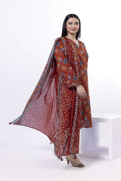 Printed | Lawn | Fabrics 2 Piece | Top and Dupatta | AED 100.00