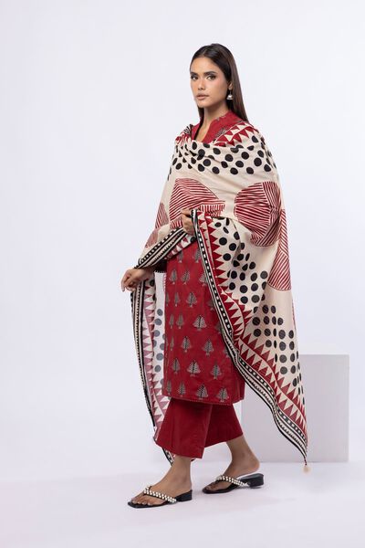 Printed | Slub Lawn | Dupatta | AED 60.00