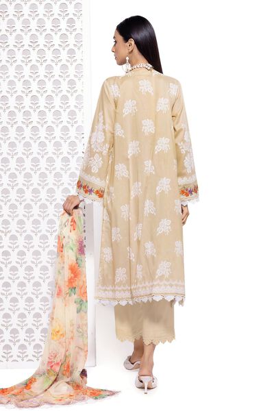 Cambric | Embroidered | Fabrics 3 Piece | AED 100.00