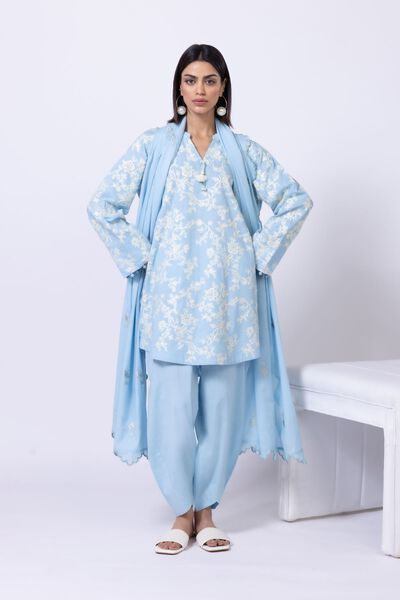 Embroidered | Crosshatch Poplin | Kurta | AED 54.00
