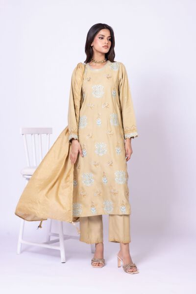 Embroidered | Raw Silk | Kurta | AED 72.00