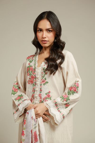 Embroidered | Dobby | Fabrics 3 Piece | AED 230.00