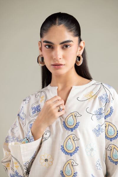 Textured Cotton | Tunic | AED 78.00