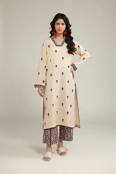 Embroidered | Dobby | Fabrics 2 Piece | Top and Bottom | AED 150.00