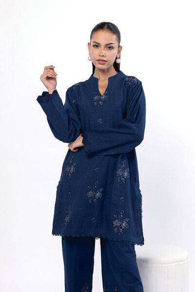 Embroidered | Crosshatch | Tailored 2 Piece | Top and Bottom | AED 90.00