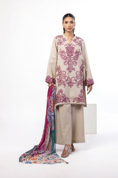 Embroidered | Crosshatch | Fabrics 3 Piece | AED 220.00