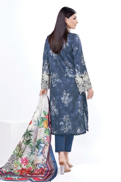 Embroidered | Cotton Satin | Fabrics 3 Piece | AED 110.00