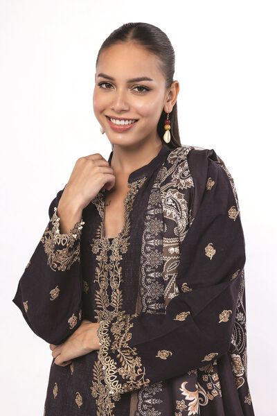 Embroidered | Khaddar | Fabrics 3 Piece | AED 200.00