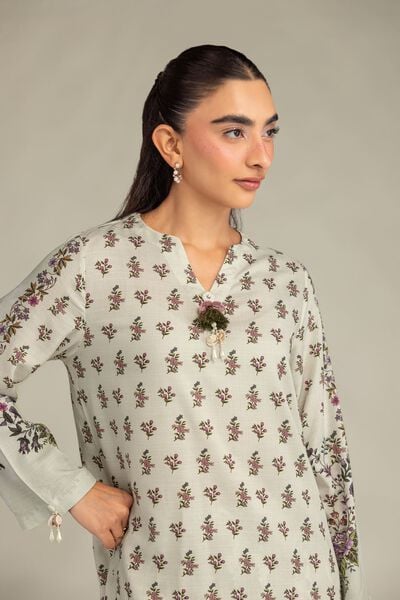 Printed | Raw Silk | Kurta | AED 180.00