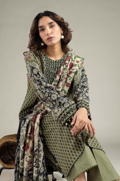 Printed | Messuri | Tailored 3 Piece | AED 250.00