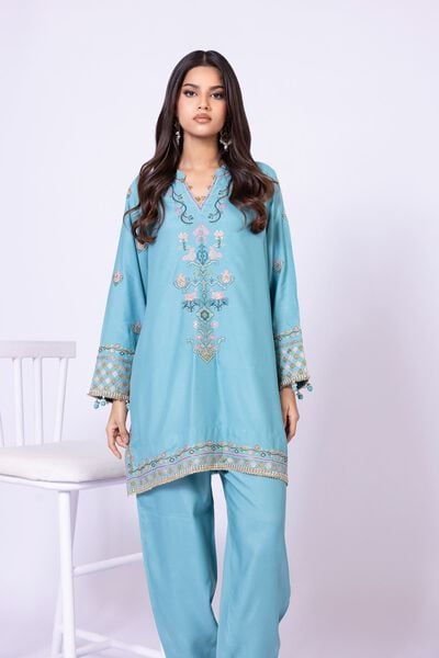 Embroidered | Raw Silk | Kurta | AED 72.00