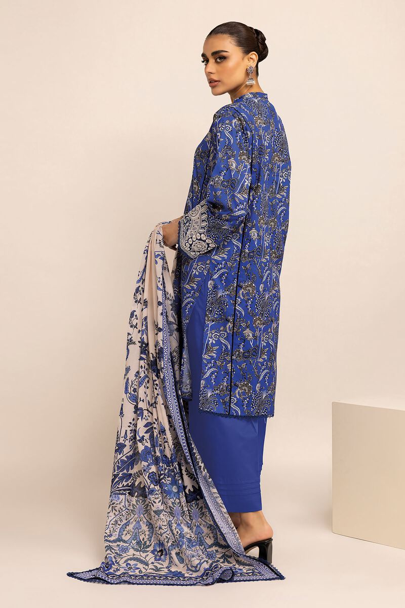 Embroidered | Cambric | Fabrics 3 Piece | null