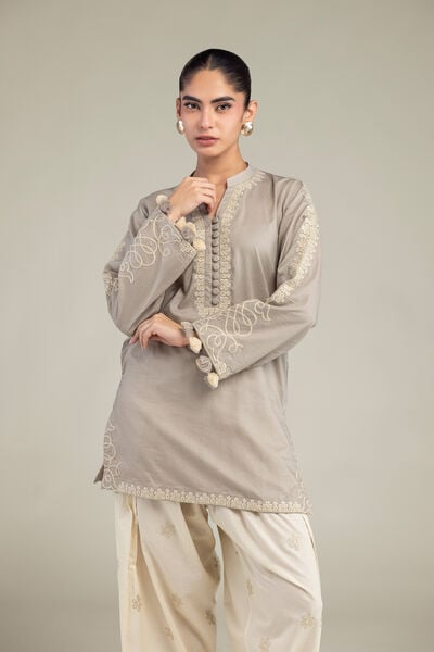 Embroidered | Cotton Dobby | Cotton Dobby Kurta | AED 200.00