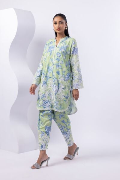 Embroidered | Crosshatch Raw Silk | Shalwar | AED 36.00