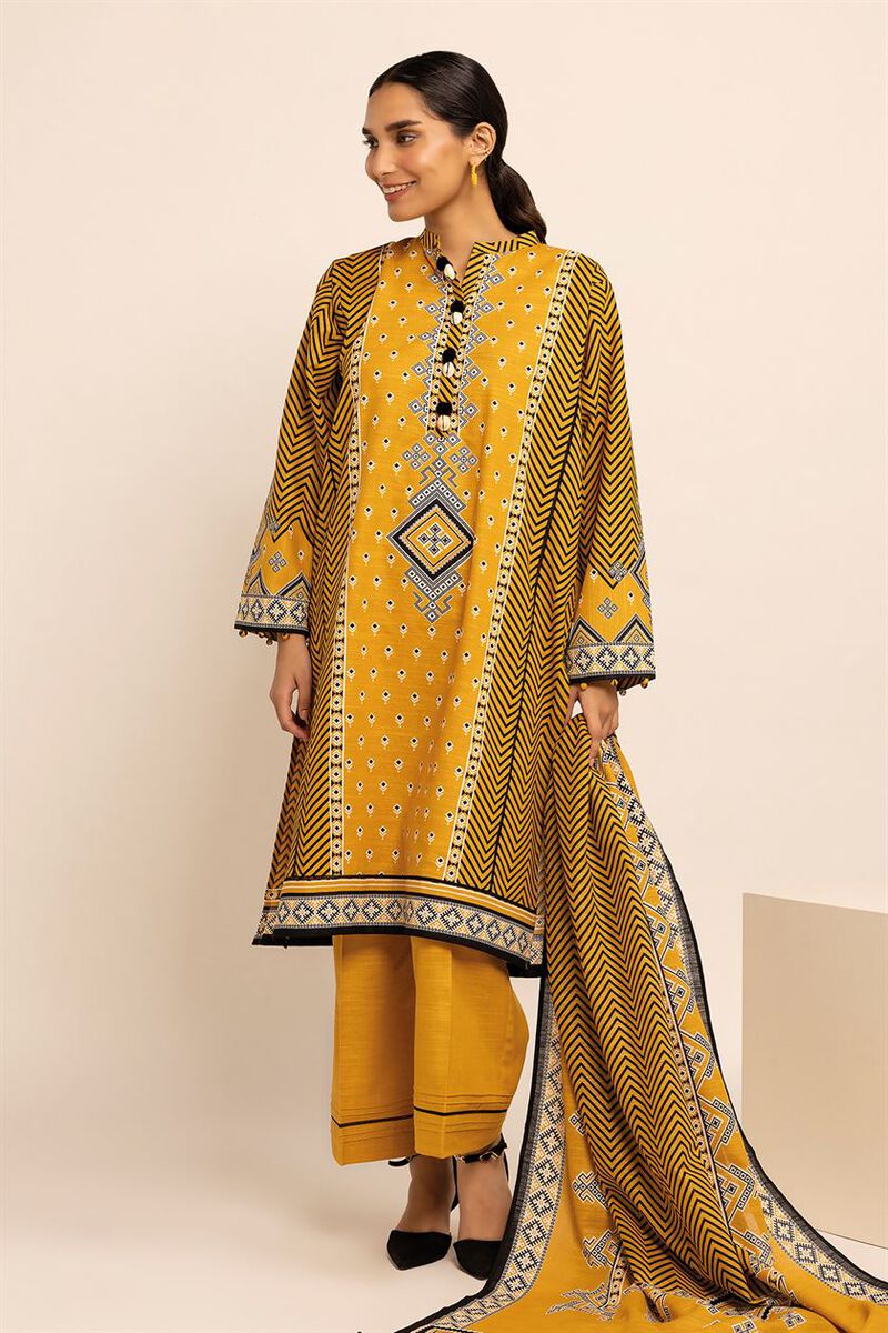 Printed | Light Khaddar | Fabrics 3 Piece | null