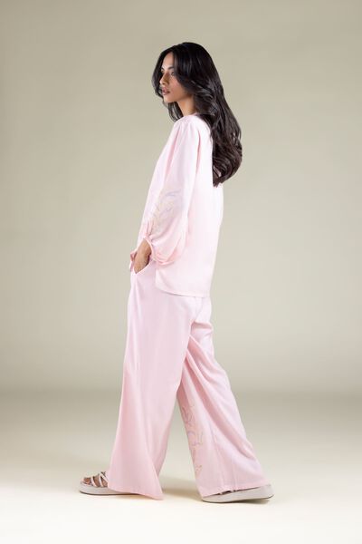 Embroidered | Viscose | Trousers | AED 40.00