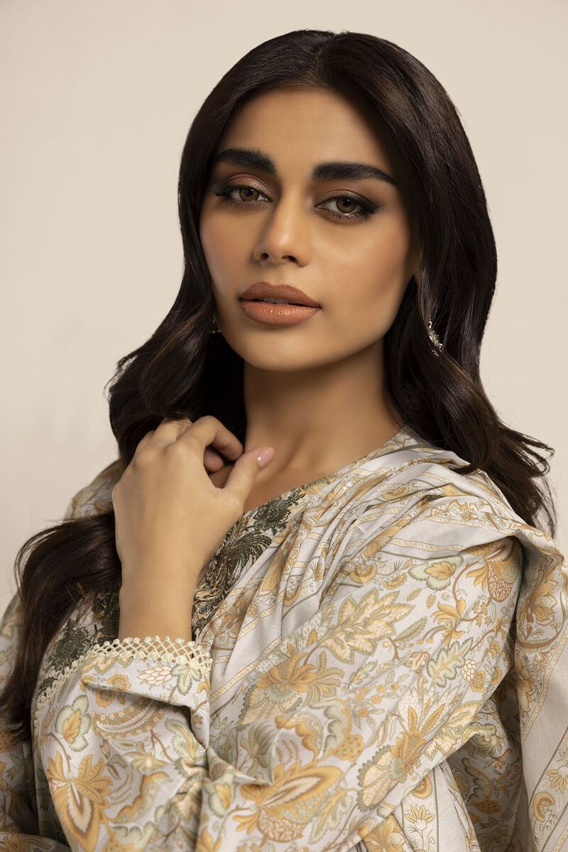 Embroidered | Cambric | Fabrics 3 Piece | null