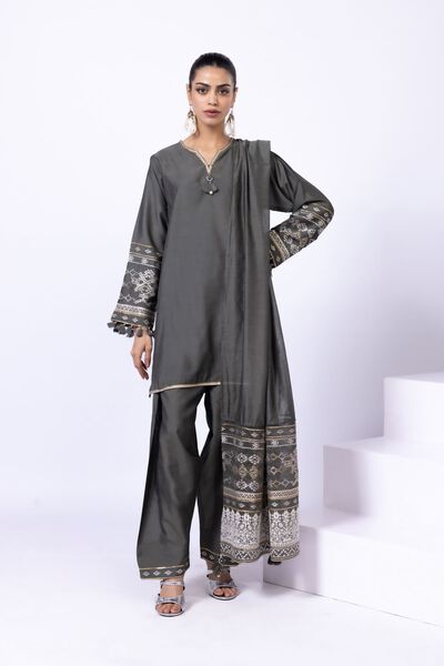 Embroidered | Raw Silk | Shalwar | AED 30.00