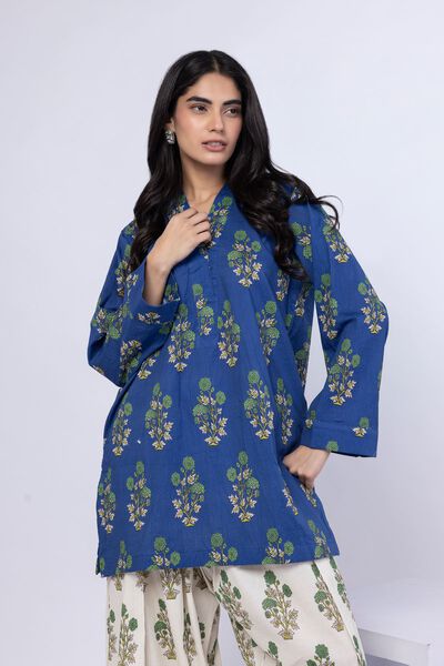 Printed | Ripple Crinkle | Kurta | AED 100.00