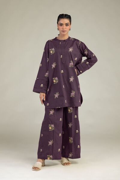 Embroidered | Cotton Dobby | Cotton Dobby Pants | AED 150.00