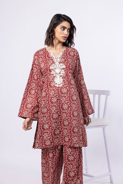 Embroidered | Cambric | Kurta | AED 80.00