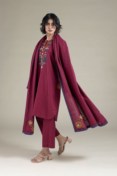 Dyed | Khaddar | Pants | AED 60.00