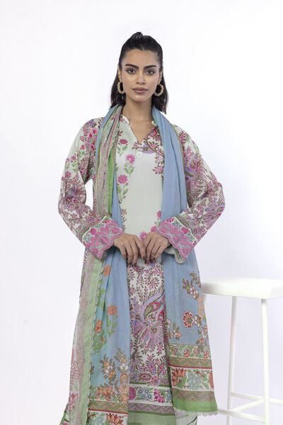 Embroidered | Lawn | Fabrics 3 Piece | AED 80.00