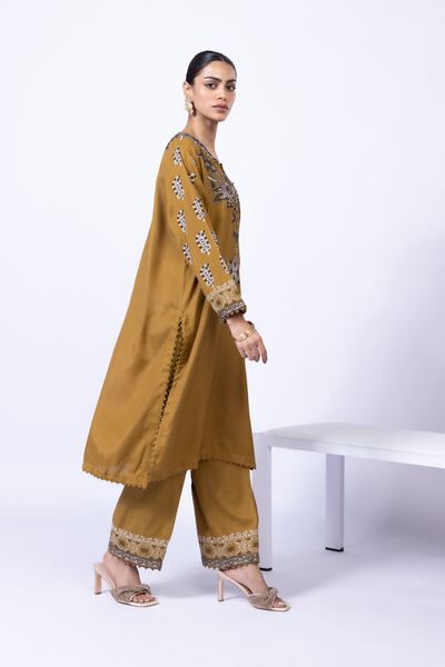 Embroidered | Thai Silk | Pants | AED 36.00