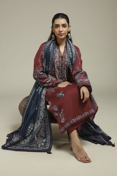 Printed | Cambric | Cambric Tailored Set | AED 250.00
