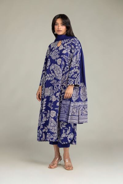 Cambric | Floral Navy Pants | AED 130.00