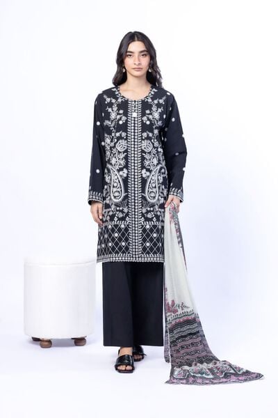 Embroidered | Cotton Dobby | Fabrics 3 Piece | AED 200.00