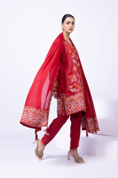 Embroidered | Light Thai Silk | Dupatta | AED 36.00