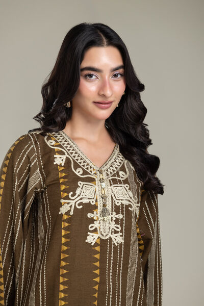 Embroidered | Light Khaddar | Fabrics 2 Piece | Top and Bottom | AED 130.00