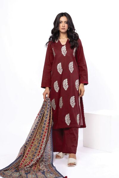 Embroidered | Cotton | Fabrics 3 Piece | AED 84.00
