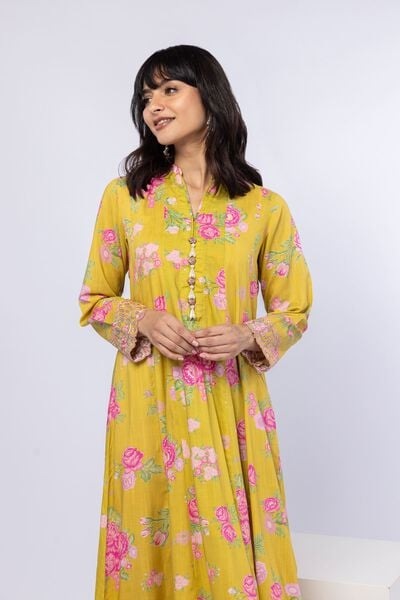 Embroidered | Crosshatch Raw Silk | Kurta | AED 70.00