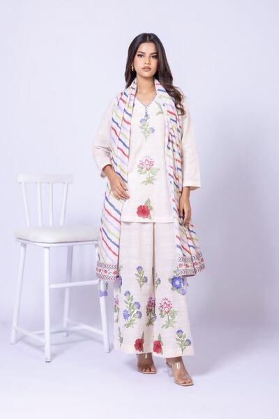 Embroidered | Textured Cotton | Kurta | AED 140.00