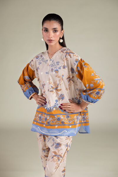 Embroidered | Cambric | Blouse | AED 78.00