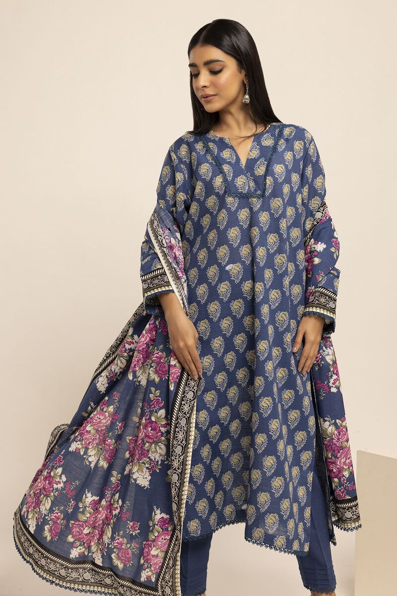 Printed | Khaddar | Fabrics 3 Piece | null