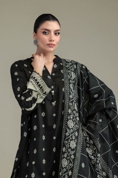 Embroidered | Lawn | Black Lawn Dupatta | AED 80.00