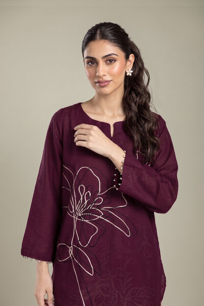 Embroidered | Light Khaddar | Kurta | AED 180.00