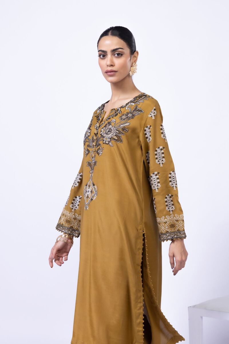 Embroidered | Thai Silk | Kurta | AED 78.00