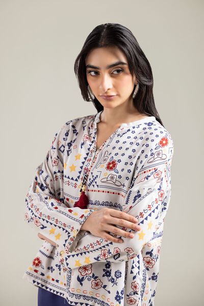 Embroidered | Viscose Crepe | Blouse | AED 65.00