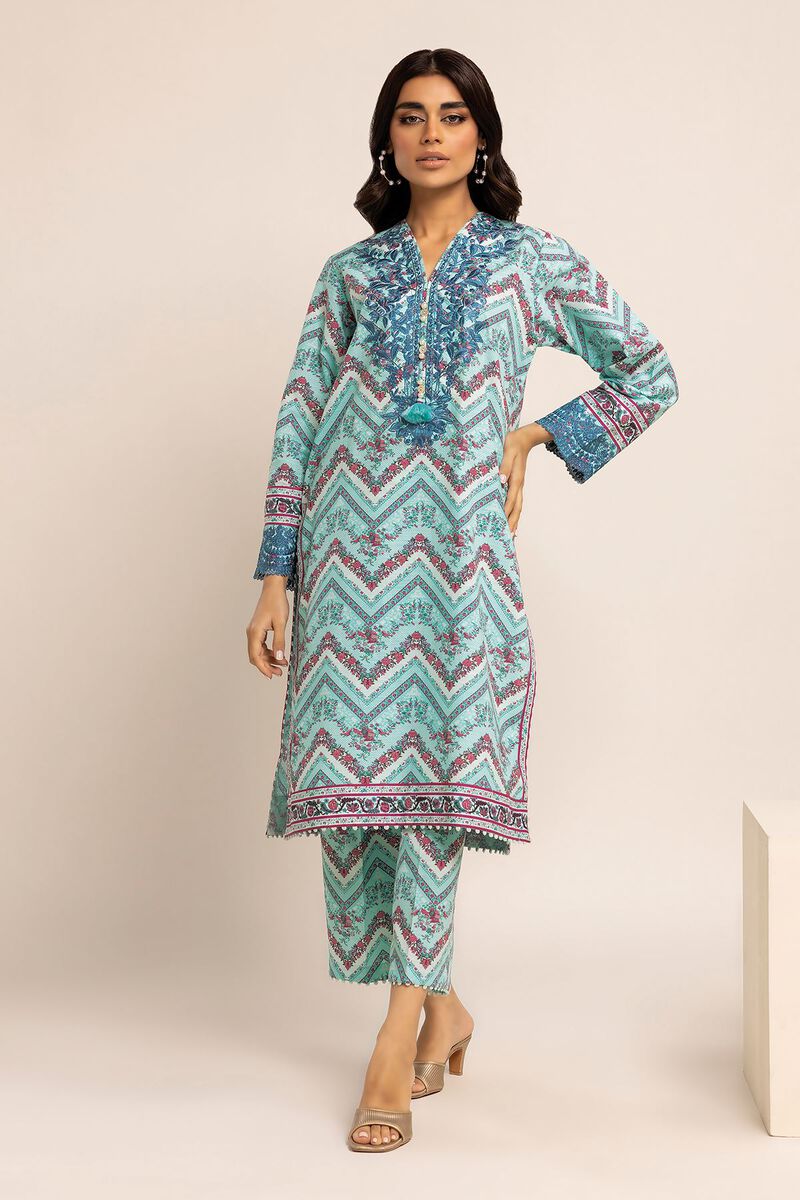 Slub Crosshatch | Embroidered | Fabrics 2 Piece | Top Bottoms | null